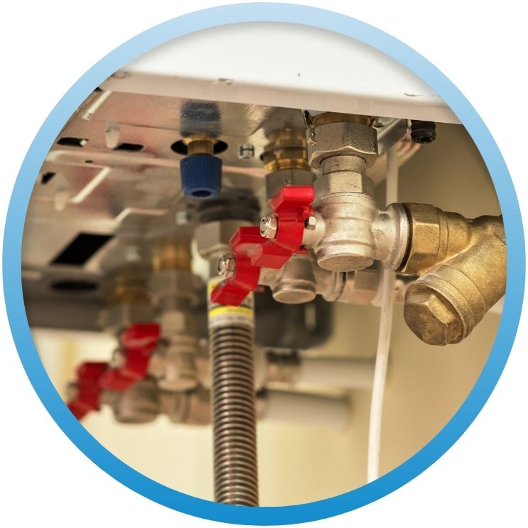 Gas water heater boiler