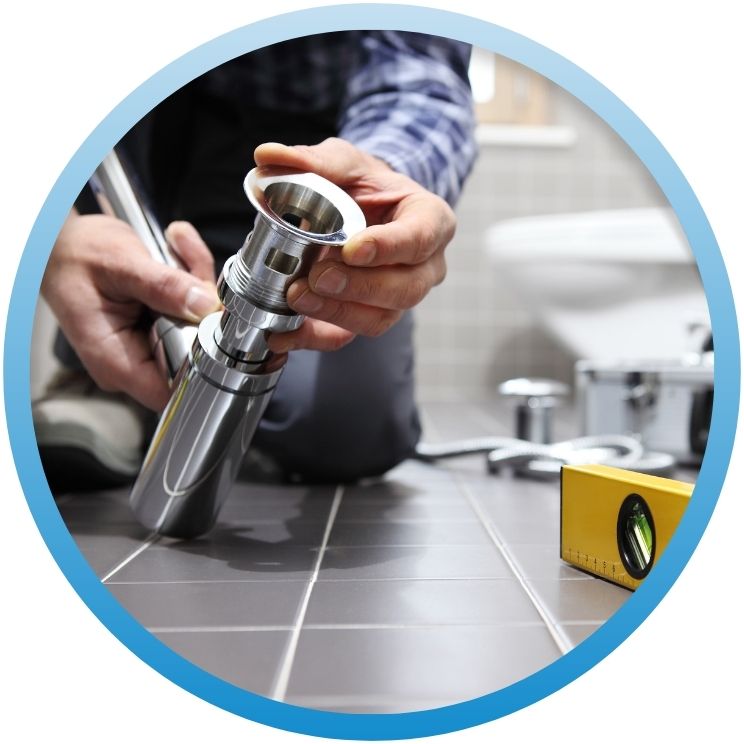 assembling a chrome sink drain trap